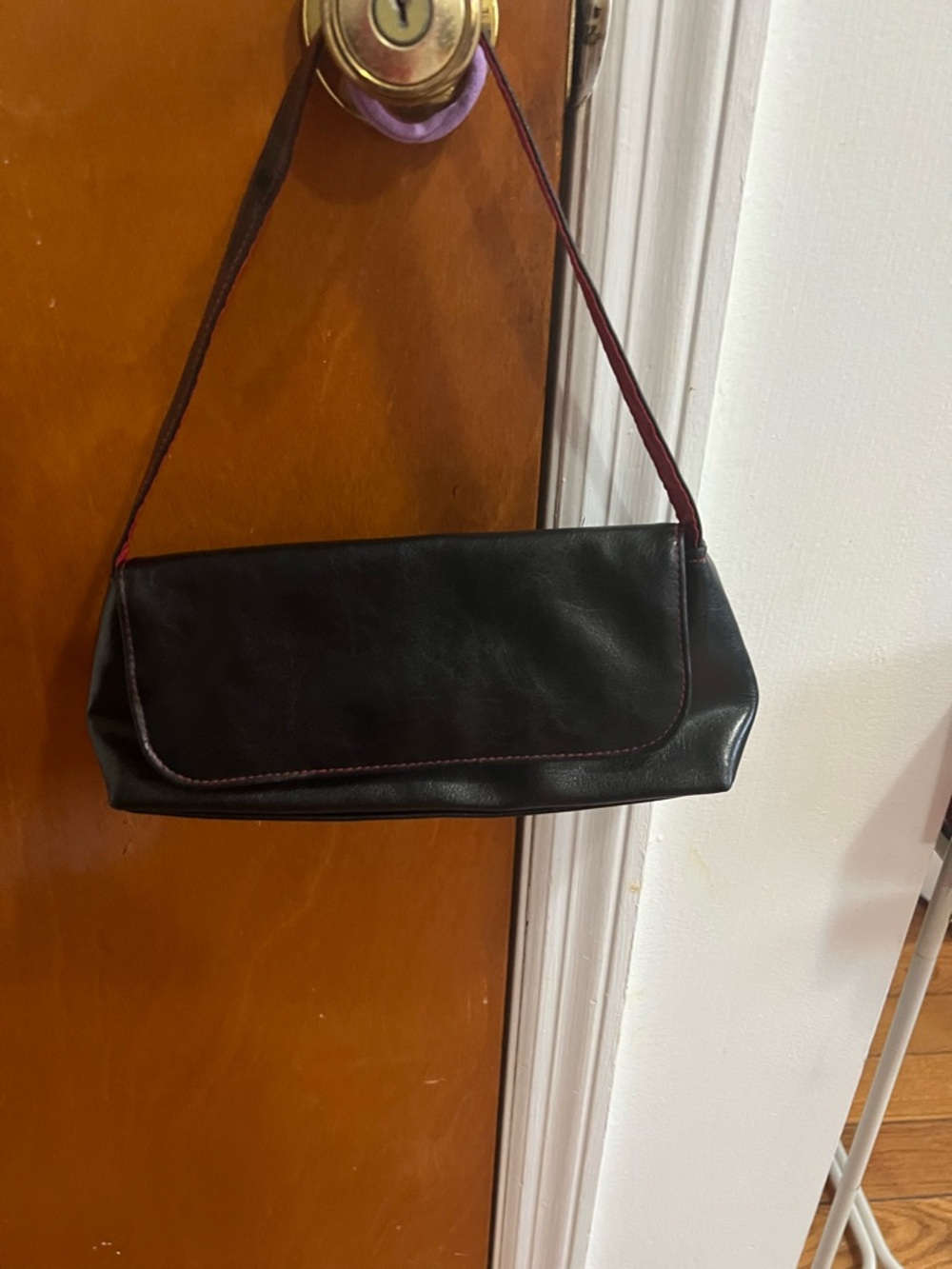 Victoria's Secret Black and Red Shoulder Bag